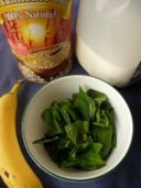Antipasti: duetto di spinaci e banane