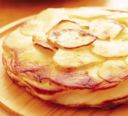 Piatti freddi: torta di patate funghi e prosciutto cotto