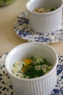 Ricetta di pasqua: uova in cocotte al blu