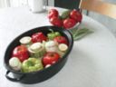 Ricetta per le verdure ripiene con ricotta crusca e funghi