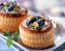 Antipasti: vol au vent ai funghi