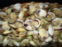 Primi piatti: zuppa di farro con vongole