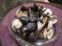 Zuppe di pesce:guazzetto di molluschi al cognac