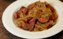 Ricette Befana: zuppa di crauti con carne e pancetta