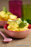 Ricetta dessert: ananas al basilico