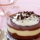 Ricette dolci: budino bicolore al Marsala