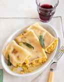 Ricette primi piatti: cannelloni con caprini