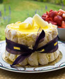 Ricette dolci Pasqua: charlotte di gelato con ananas