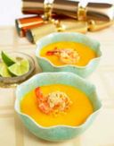 Ricetta della crema di crostacei con crostini aromatici