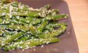 Insalata di fagiolini con sesamo e noci