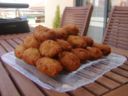 Pasteis de bacalau, frittelle di baccalà della cucina portoghese