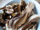 I funghi porcini secchi