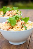 Pasta al salmone e gamberi, un primo veloce… e facile!