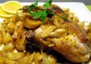 Cosce di pollo con 40 spicchi di aglio, piatto economico e saporito