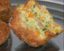 Polpette con riso, piselli e tacchino, una ricetta per i bambini