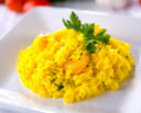 Ricetta del risotto alla milanese con salsiccia