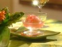 Ricette frutta: sorbetto al pompelmo rosa con erba cipollina