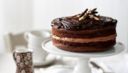 Torta compleanno  al cioccolato con due creme,  ricetta supergolosa
