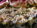 Torta salata con fagiolini preparata con la pasta brisè