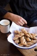 Biscotti al farro, vino bianco e limone