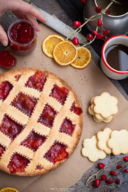 Crostata al farro con la marmellata