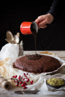 Cake integrale al cocco, cioccolato e pistacchi