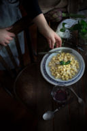 Gnocchi alla crema di carciofi e limone