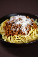 Les spaghettis sauce bolognaise