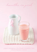 Uno smoothie col nastro rosa…