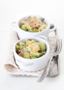 Cavoletti e castagne gratinati