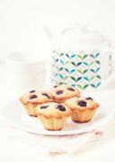 Blackberry Almond Tea Cakes