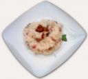 Risotto con funghi e prosciutto