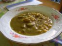 Crema di mais, zucchini e peperoni