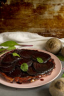 Tarte tatin alle barbabietole rosse