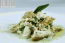 Pesce nocciolino in insalata tiepida al profumo di limone e salvia