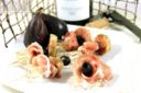 Gelatina di moscato Re Dolce con fichi neri e prosciutto crudo: il finger food di fine estate!