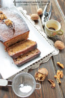 Plumcake al caffè e noci con zucchero caramellato alla cannella -coccole d’autunno-