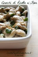 Riciclare in cucina: gnocchi di ricotta e fave