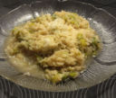 Risotto ai porri con provolone piccante