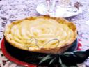 Crostata con crema agli amaretti e pere