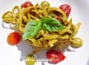 Un altro primo piatto pieno di gusto col #basilico  e la pasta di farro per protagonisti…