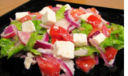 Insalata di ravanelli, pomodori e feta