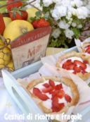 Cestini di ricotta e fragole