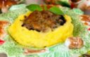 Nidi di patate ripieni di funghi