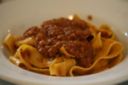 Pappardelle con ragù di cinghiale