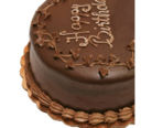 Facile torta di compleanno al cioccolato con glassa