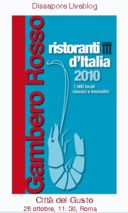 Liveblog | La guida Ristoranti d’Italia 2010 del Gambero Rosso