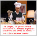 Il cibo in Tv non è roba per Signorini