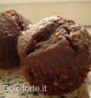 Muffin al cioccolato e nocciole