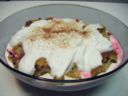 Trifle al latte condensato e panettone